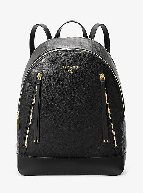Brooklyn Large Pebbled Leather Backpack