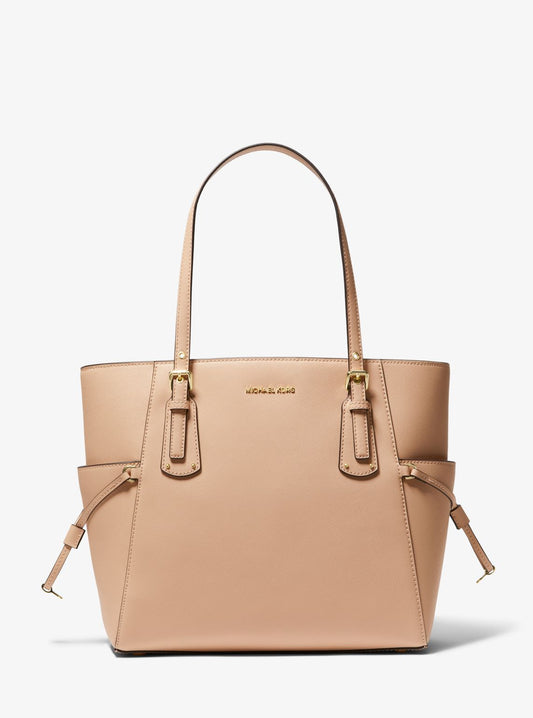 Voyager Small Saffiano Leather Tote Bag