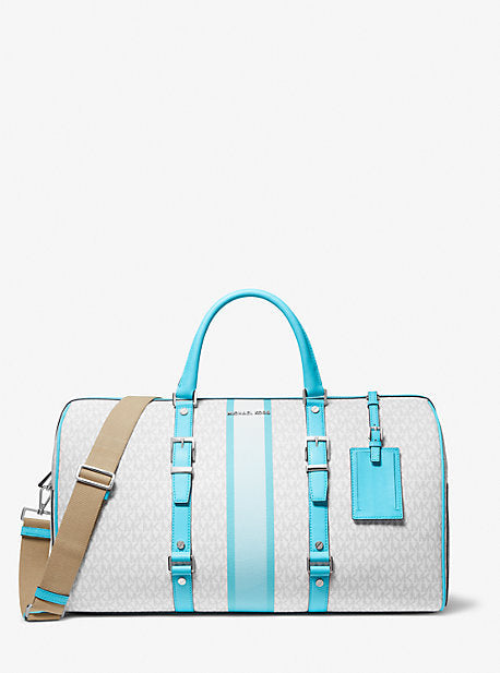 Bedford Travel Extra-Large Logo Stripe Weekender Bag