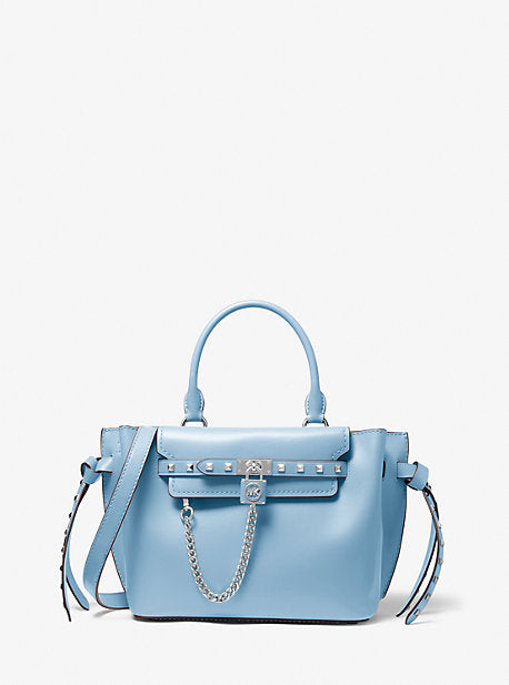 Hamilton Legacy Small Studded Leather Belted Satchel