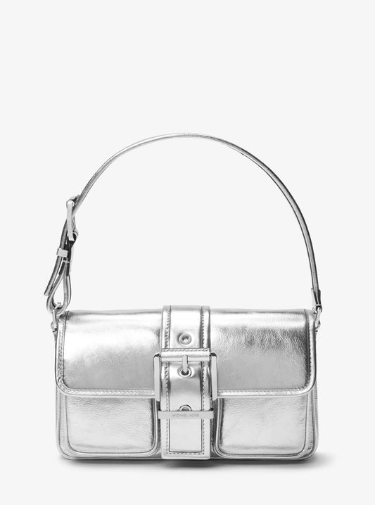 Colby Medium Metallic Leather Shoulder Bag