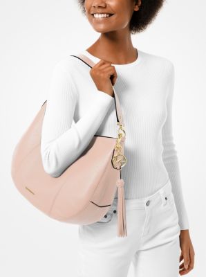 Brooke Large Pebbled Leather Shoulder Bag Michael Kors Pre Loved