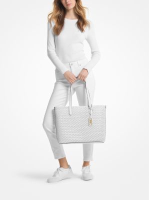 Eliza Extra-Large Hand-Woven Leather Tote Bag