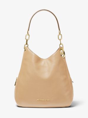 Lillie Large Pebbled Leather Shoulder Bag
