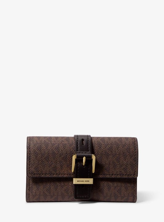 Nolita Medium Signature Logo Tri-Fold Wallet