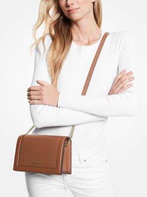 Jet Set Large Saffiano Leather Crossbody Bag