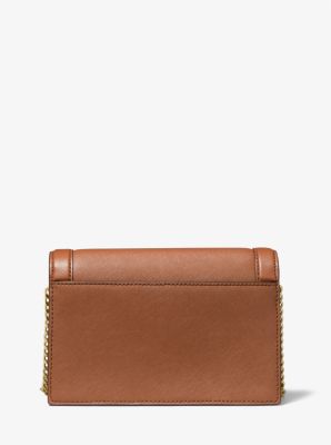 Jet Set Large Saffiano Leather Crossbody Bag