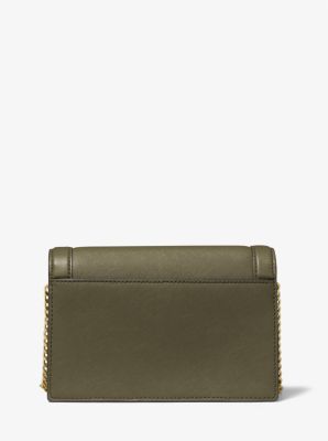 Jet Set Large Saffiano Leather Crossbody Bag