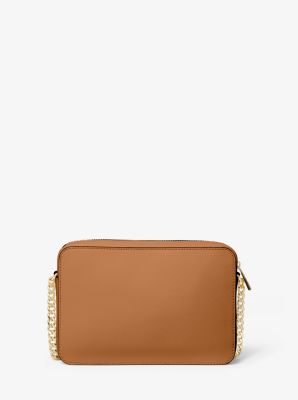 Jet Set Large Saffiano Leather Crossbody Bag