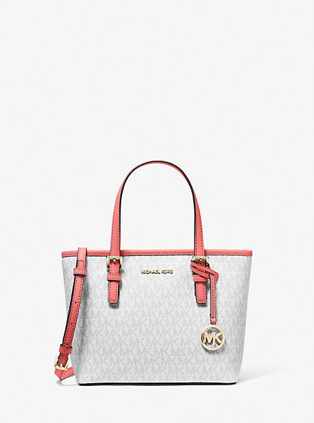 Jet Set Travel Extra-Small Logo Top-Zip Tote Bag