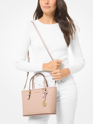 Jet Set Travel Extra-Small Logo Top-Zip Tote Bag
