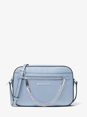 Jet Set Medium Saffiano Leather Crossover Wristlet