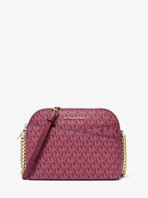 Jet Set Travel Medium Logo Dome Crossbody Bag