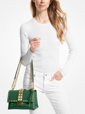 Cece Medium Studded Faux Leather Shoulder Bag