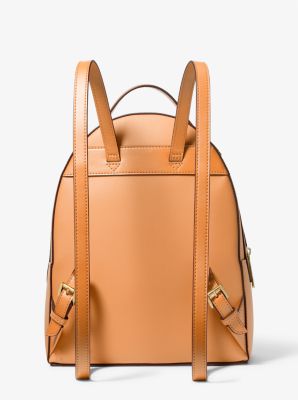 Sheila Medium Faux Saffiano Leather Backpack