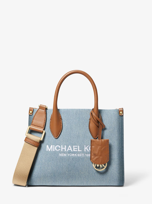 Mirella Small Denim Crossbody Bag