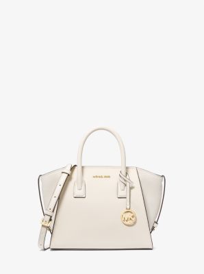 Avril Small Pebbled Leather Satchel