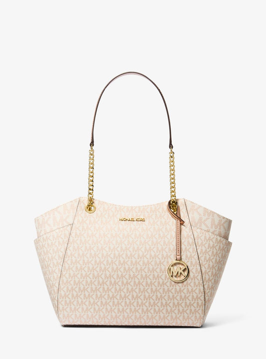 Jet Set Large Logo Shoulder Bag
