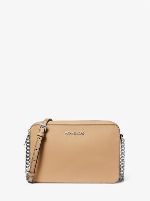 Jet Set Large Saffiano Leather Crossbody Bag