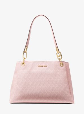 Trisha Large Logo Shoulder Bag