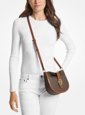 Gabby Small Signature Logo Hobo Crossbody Bag