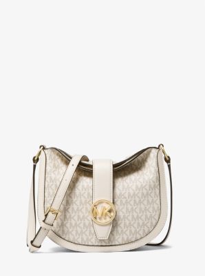 Gabby Small Signature Logo Hobo Crossbody Bag