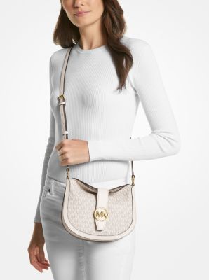 Gabby Small Signature Logo Hobo Crossbody Bag