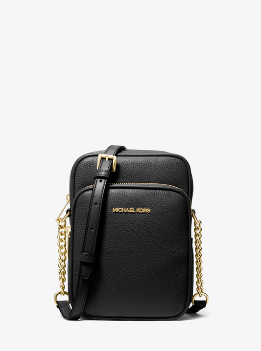 Jet Set Travel Medium Pebbled Leather Crossbody Bag