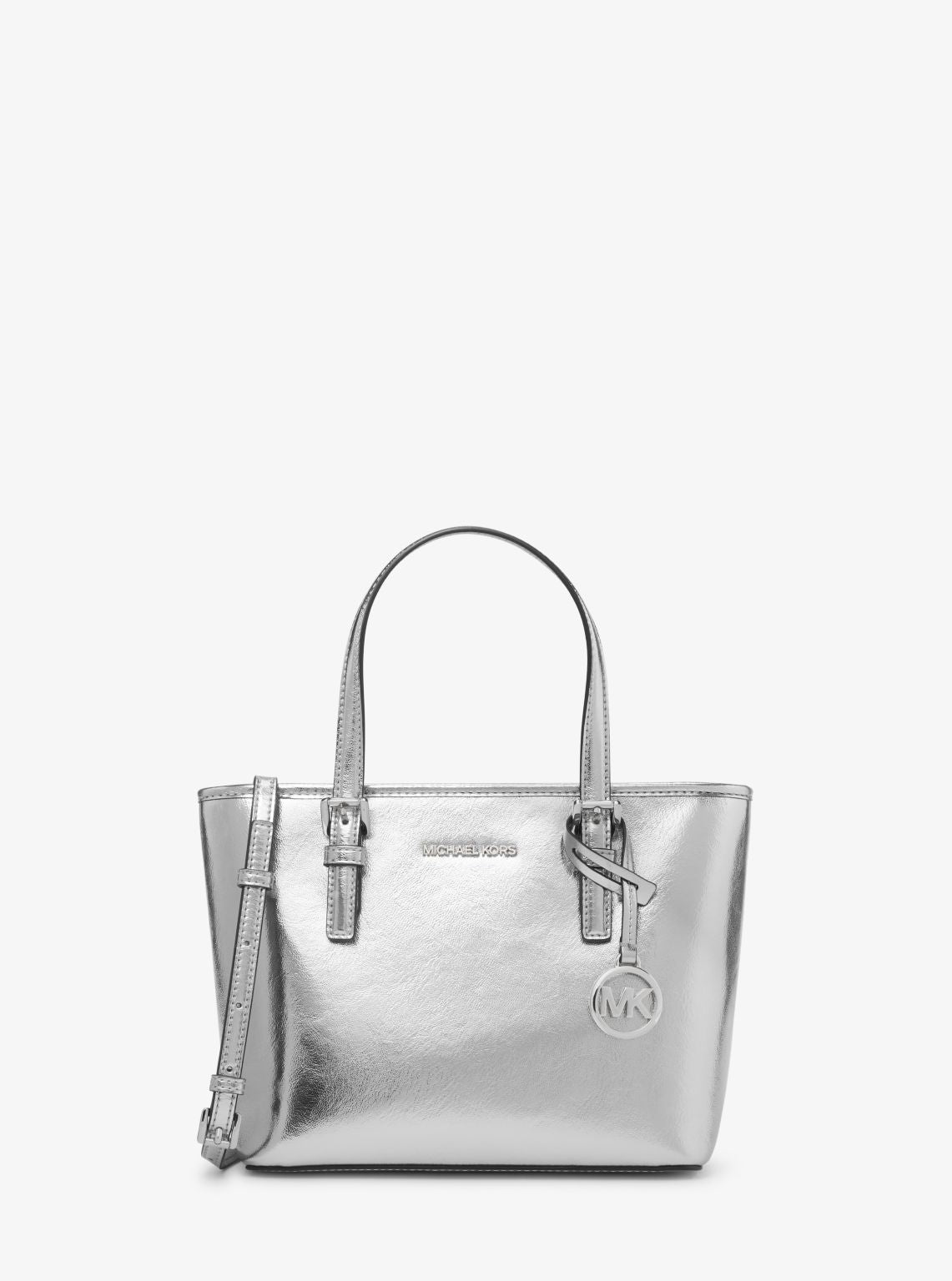 Jet Set Travel Extra-Small Metallic Top-Zip Tote Bag