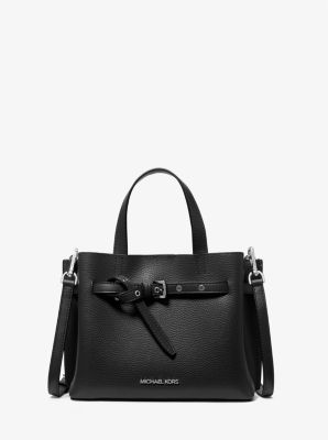 Emilia Small Pebbled Leather Satchel