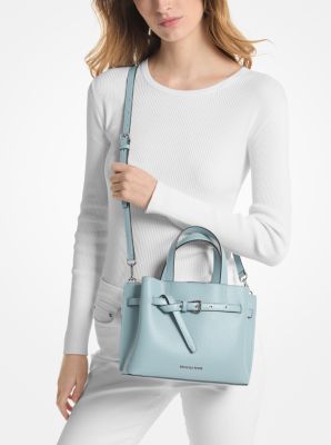 Emilia Small Pebbled Leather Satchel