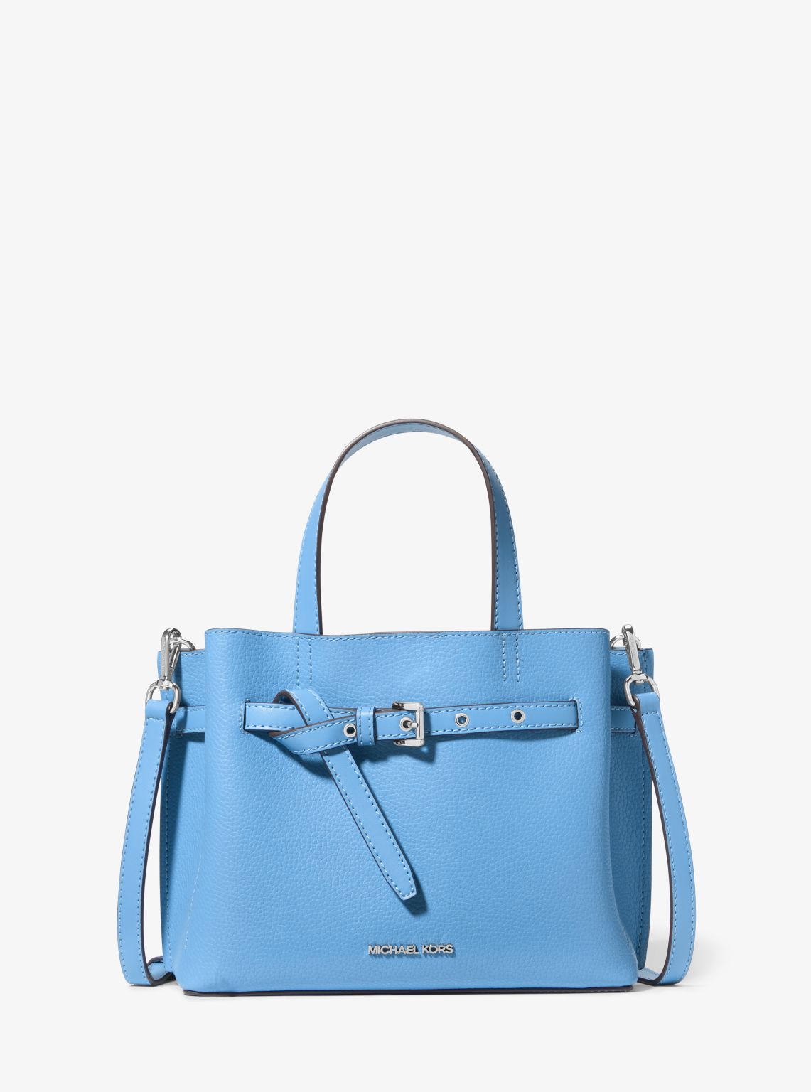 Emilia Small Pebbled Leather Satchel