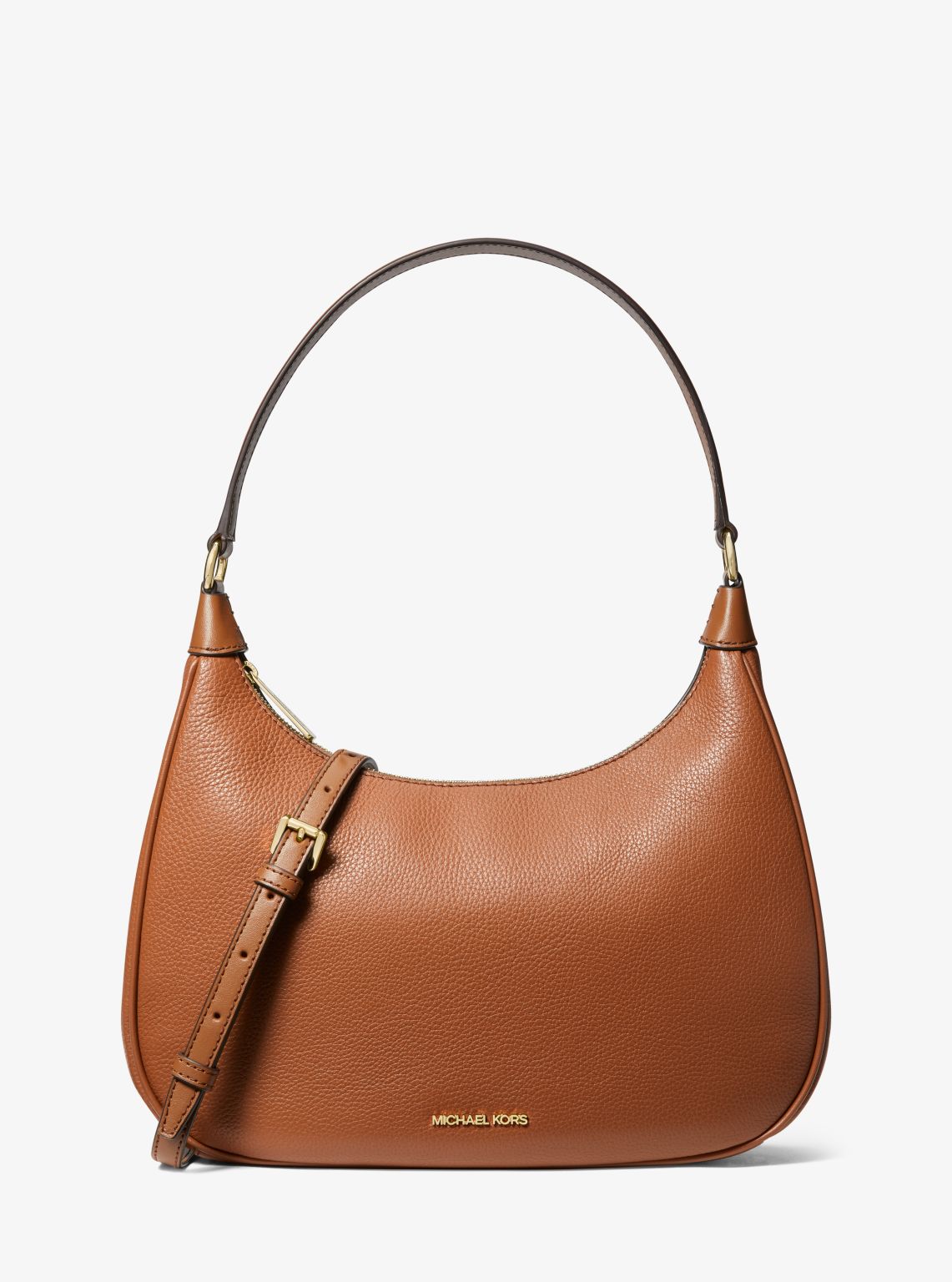 Cora Large Pebbled Leather Shoulder Bag