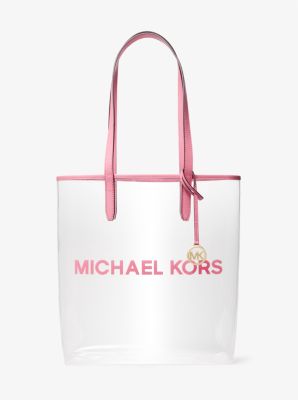 The Michael Large Clear Vinyl Tote Bag