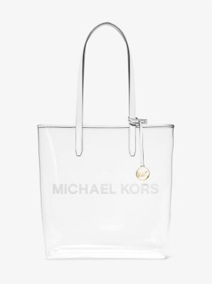 The Michael Large Clear Vinyl Tote Bag