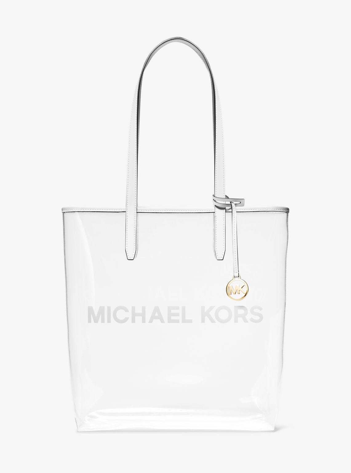 The Michael Large Clear Vinyl Tote Bag