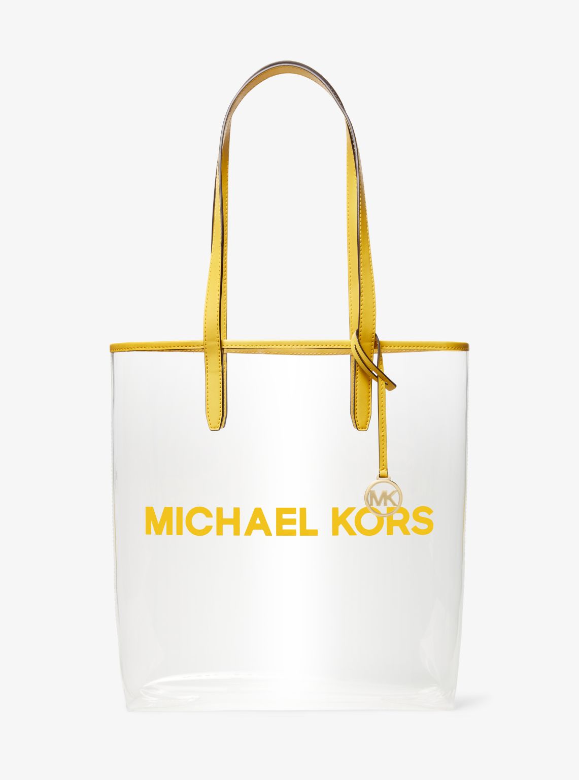 The Michael Large Clear Vinyl Tote Bag