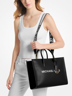 Mirella Medium Pebbled Leather Tote Bag