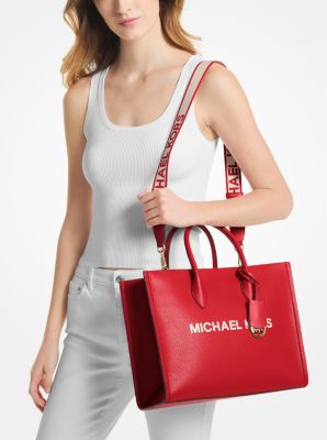 Mirella Medium Pebbled Leather Tote Bag