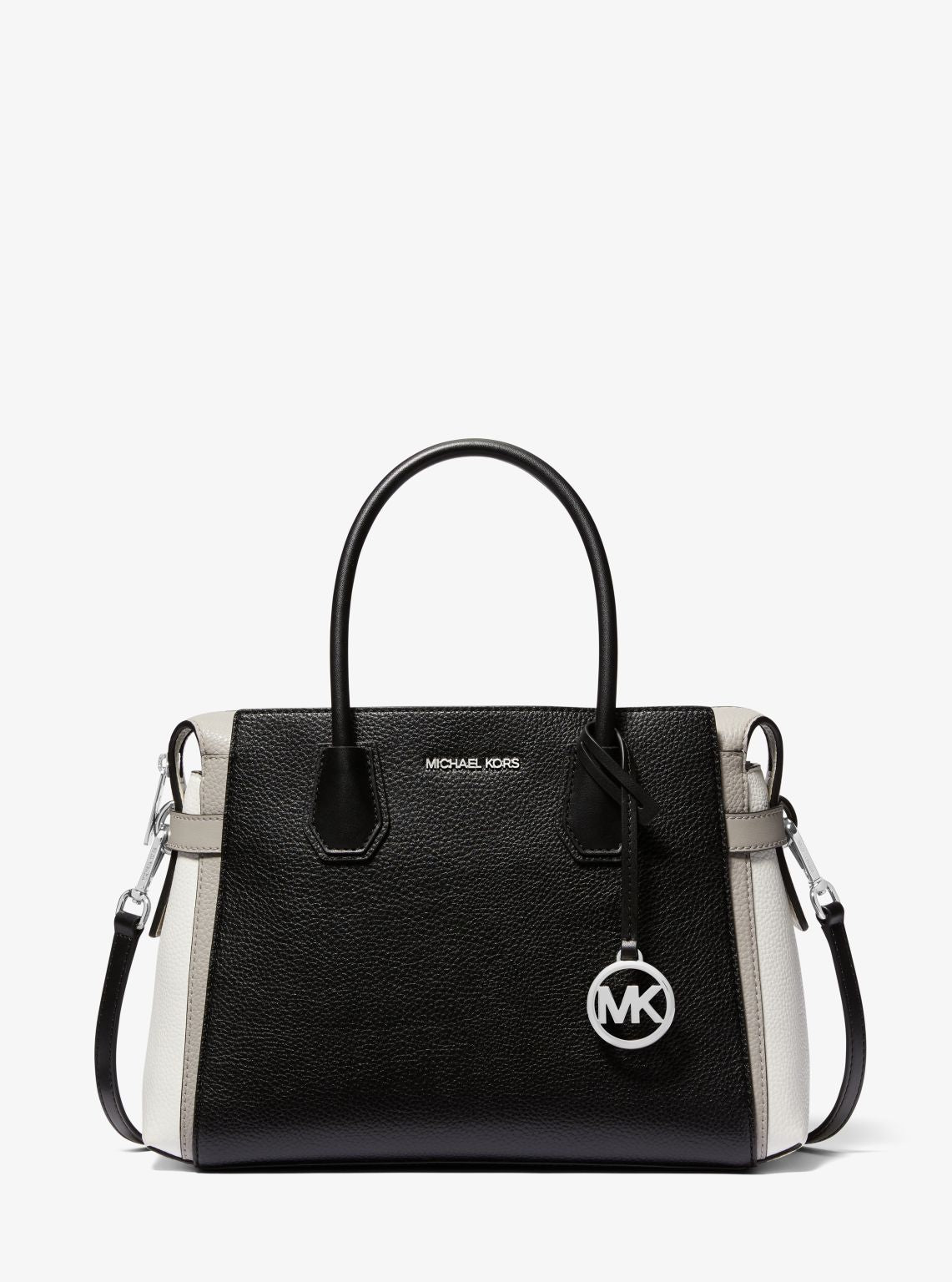 Mercer Medium Color-Block Belted Satchel