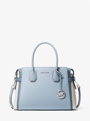 Mercer Medium Color-Block Belted Satchel