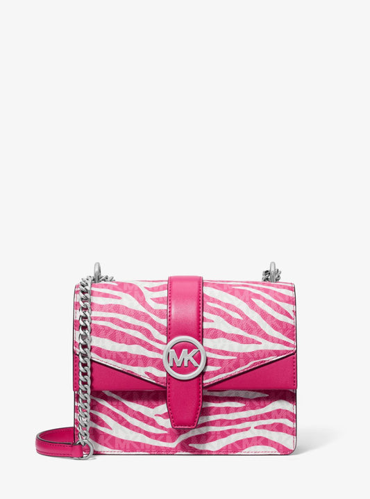 Greenwich Small Animal Print Logo Crossbody Bag