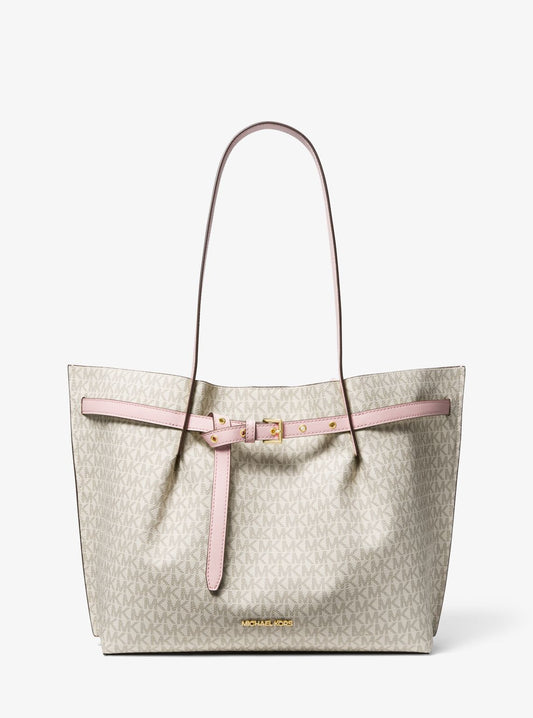 Emilia Large Logo Tote Bag