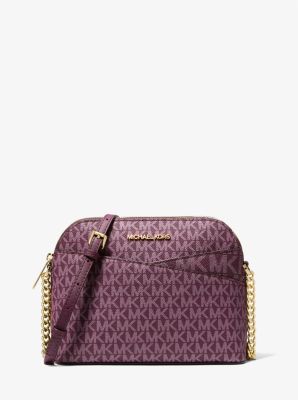 Jet Set Travel Medium Logo Dome Crossbody Bag