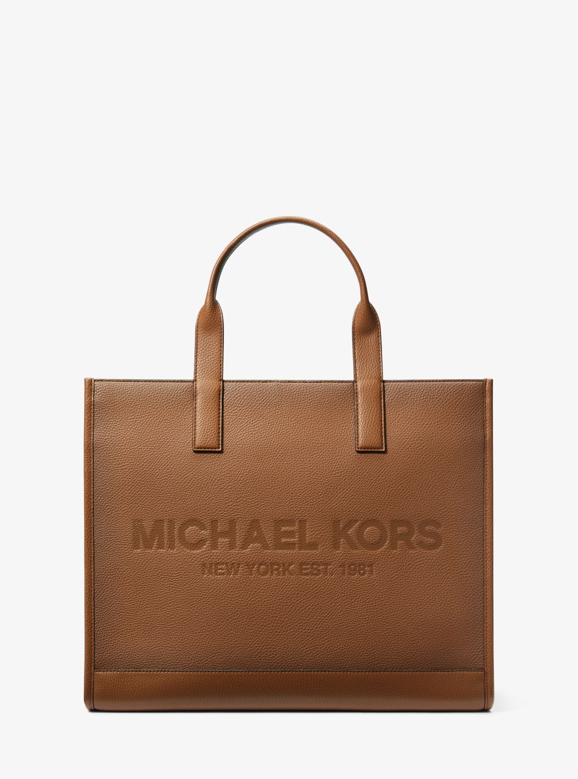 Michael Kors Brown on sale Leather Tote Bag