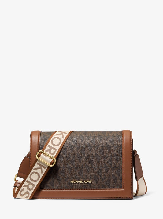 Jet Set Large Signature Logo Crossbody Bag