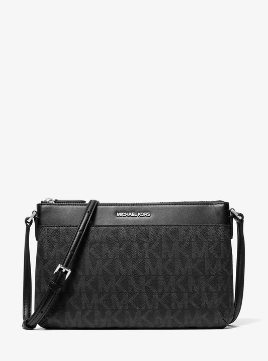 Jet Set Large Signature Logo Crossbody Bag