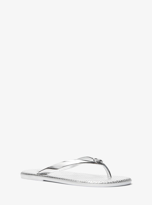 Jet Set Metallic PVC Flip-Flop