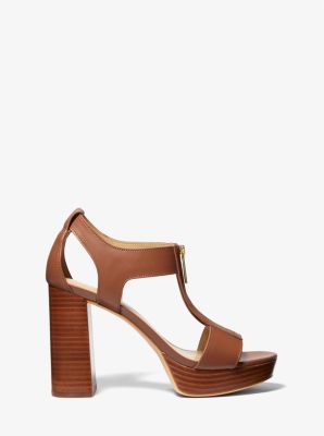 Berkley Leather Block-Heel Sandal