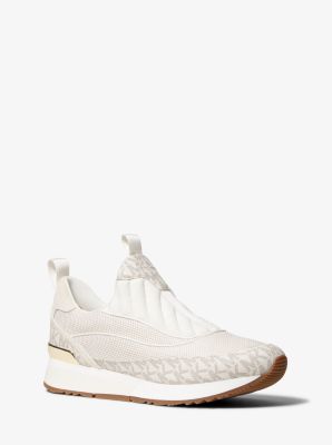 Allie Stride Mixed-Media Slip-On Trainer